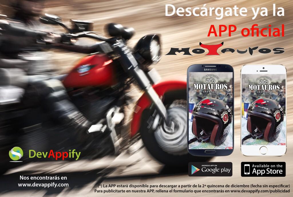 devappify's tweet photo. Descárgate ya la nueva App oficial Motauros 2015. http://t.co/2vGFJvpLw4 http://t.co/n75MUlmmQn