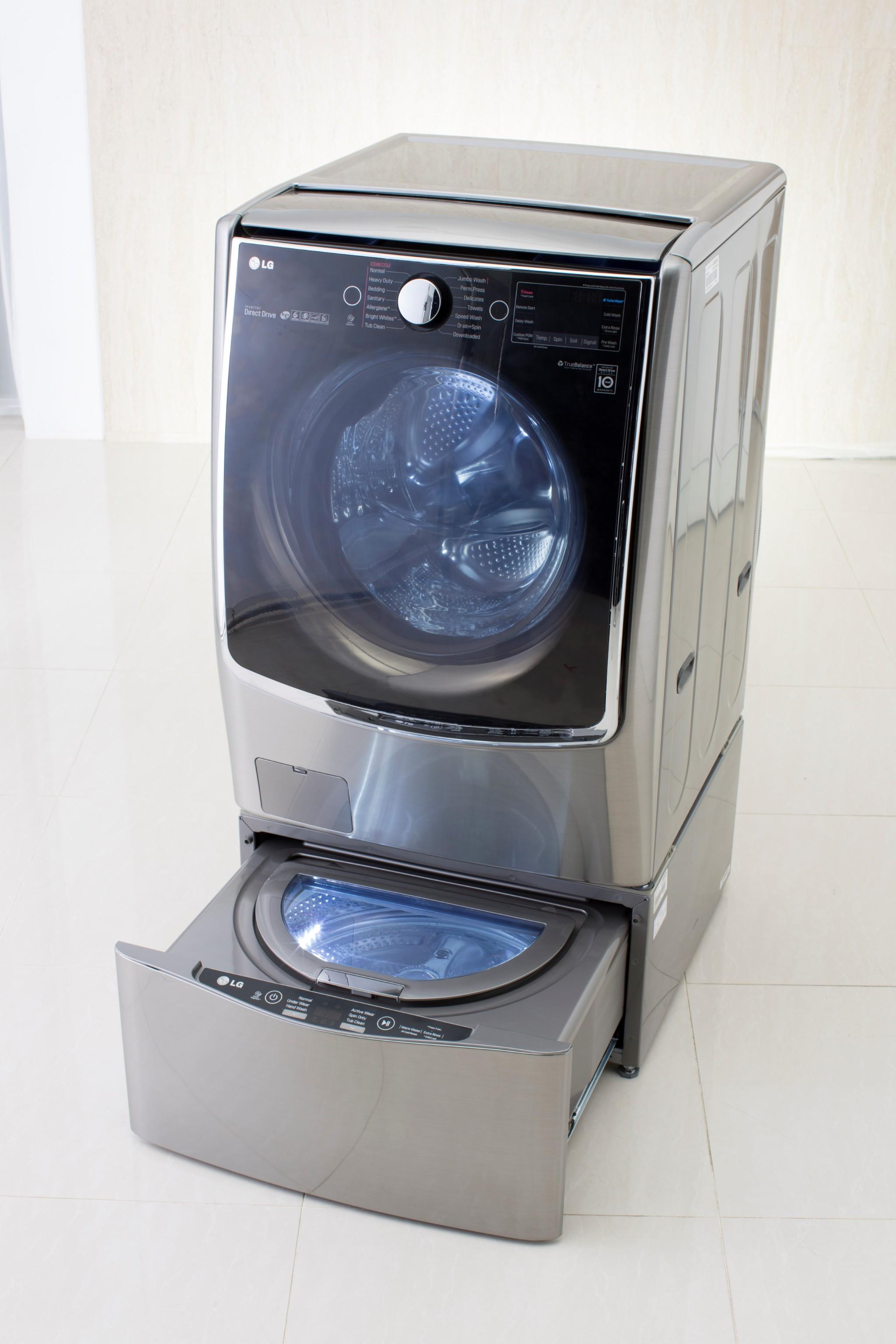 Federico Ini on Twitter: "LG presentó un lavarropas inteligente de doble tambor para lavar tipos de prendas a la vez. http://t.co/JDjruKfqr6" / Twitter