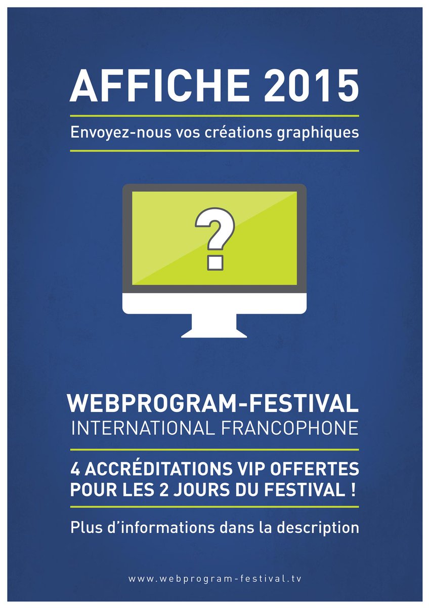 Videoshare_Fest's tweet image. Plus d'informations : facebook.com/WebProgramFest…