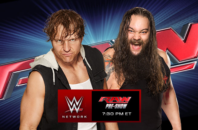 WWE's tweet photo. TONIGHT someone will leave #Raw in an AMBULANCE! Don't miss it LIVE at 8/7 CT on @USA_Network! http://t.co/YCGELdnuKT http://t.co/hq1PE85j8x