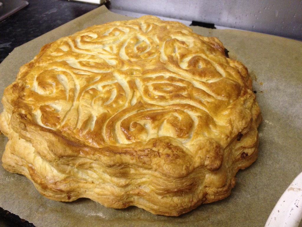 Done a galette des rois. (And almost happy birthday 