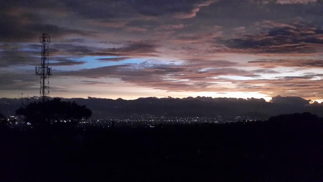 Sunset at Kampung Gajah Wonderland Bandung