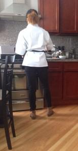 MacWarrenIII's tweet photo. Chef up in the kitchen like "WTF" is a "Sammich"? http://t.co/qEo72sv2pM