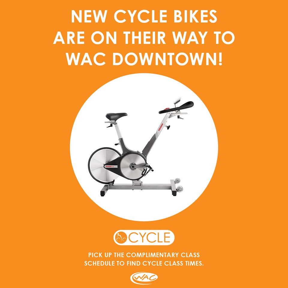 TheWAC's tweet photo. New Year, NEW BIKES!! New @Keiser_POWER bikes are coming soon to #WACDowntown!! #WACcycle http://t.co/LMTk8TEo3N