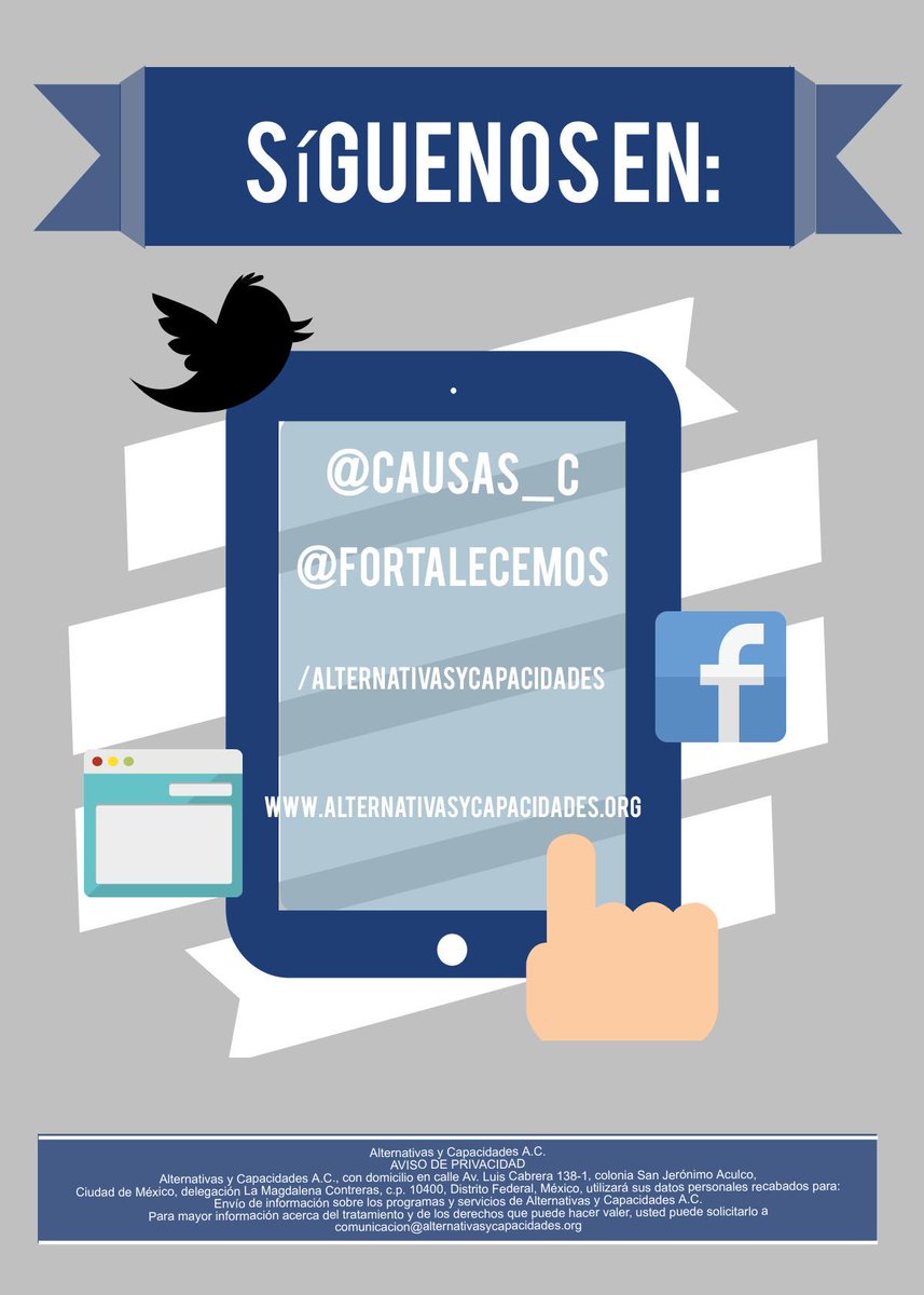 causas_c's tweet photo. Ya nos sigues en nuestras redes sociales? No? Visítanos http://t.co/7lV0TqZnap