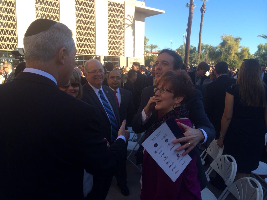 dannowicki's tweet image. It's starting to get crowded here at the Arizona State Capitol as inauguration ceremony nears. #AZFuture