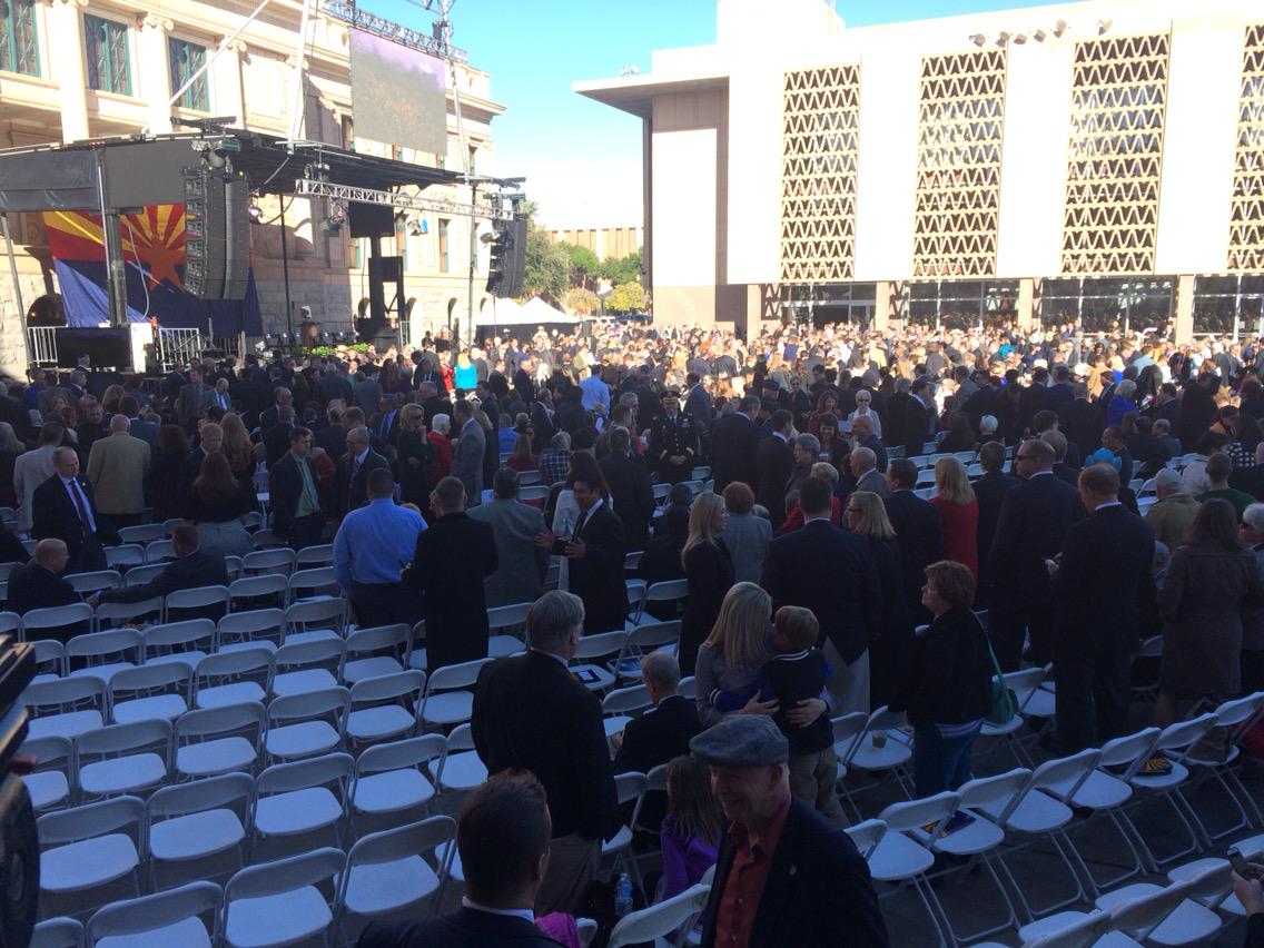 brahmresnik's tweet image. Every @AZGOP officeholder &amp;amp; activist in state (&amp;amp; some D's) at inauguration. #AZfuture