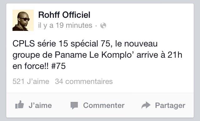 DixateuR's tweet photo. Sa Arrive À 21h !! #CPLS15 @Lekomplo #TeamLeKomplo http://t.co/SA7bTXINbt