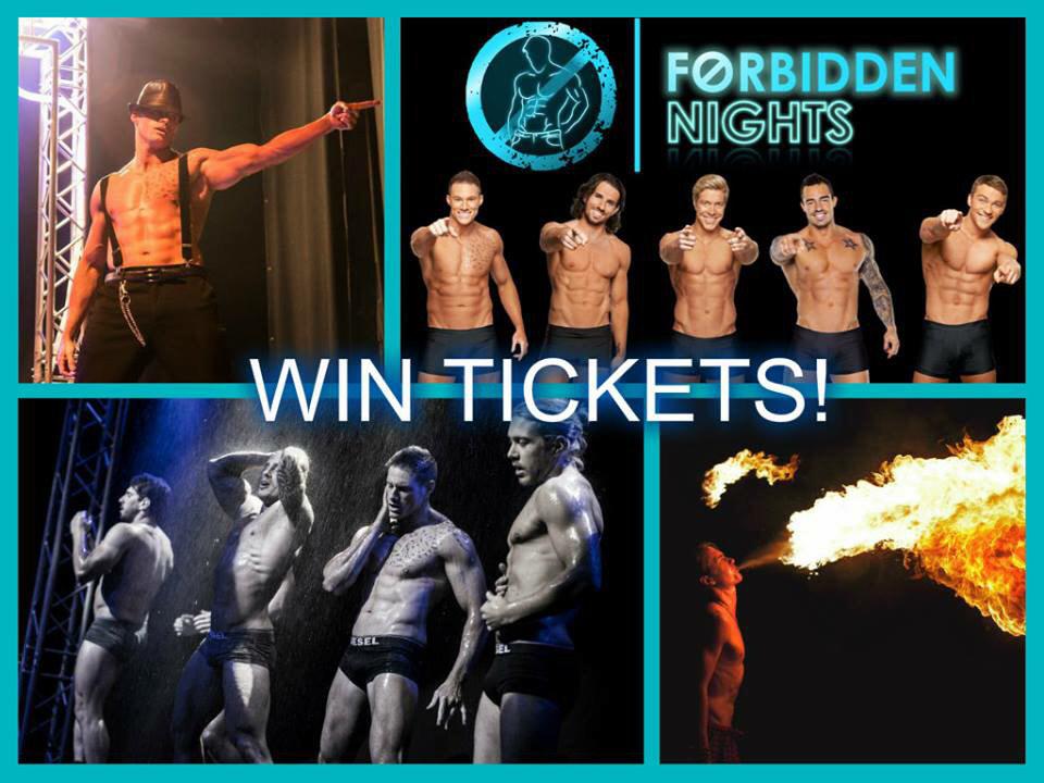 Tweet #WeLoveForbiddenNight to win 4 tickets for 21st Feb show RT all your friends <a href="/NickRossMedia/">Nick Ross Media</a>