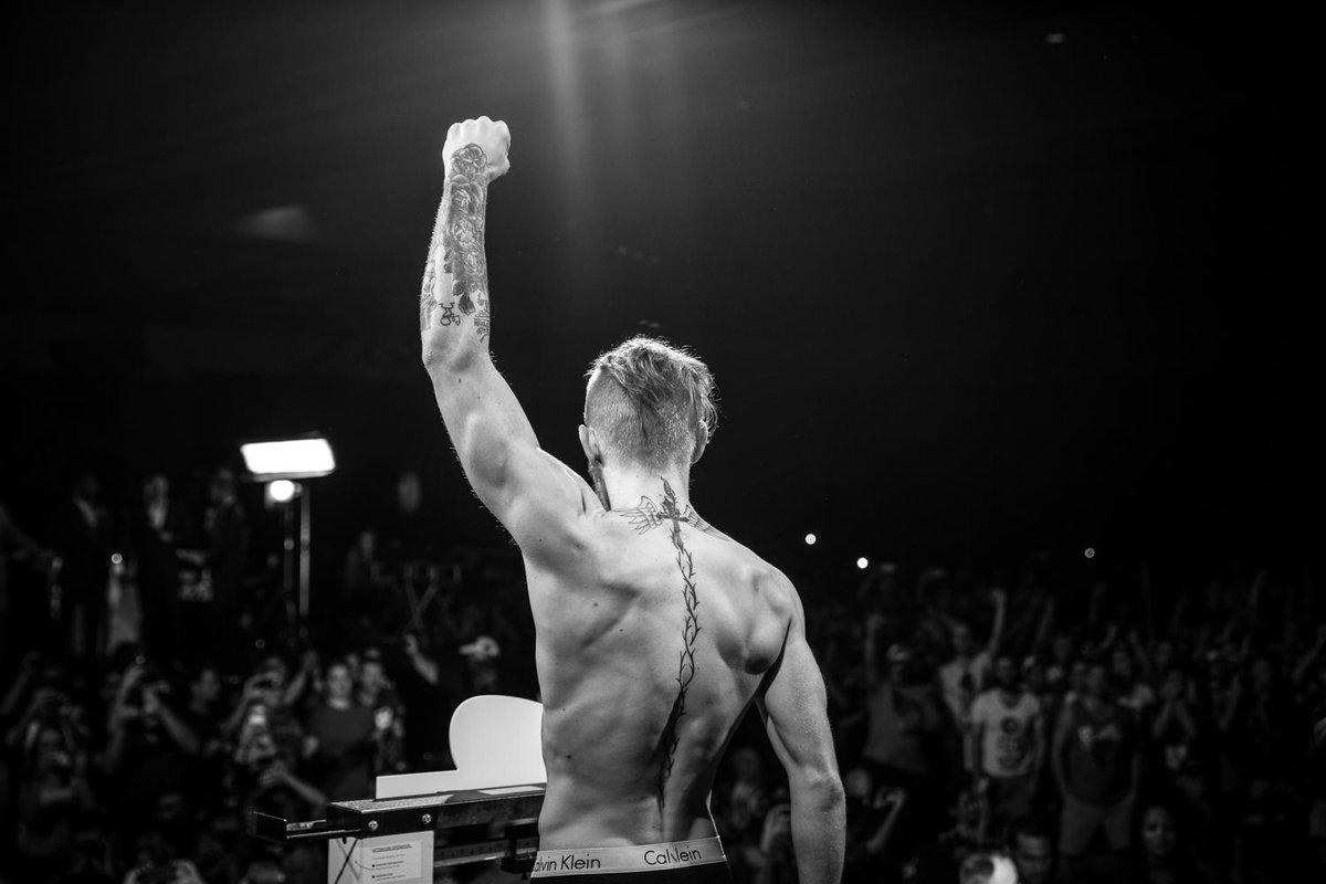 ufc's tweet photo. "I'm cocky in prediction. I'm confident in preparation, but I'm always humble in victory or defeat"@TheNotoriousMMA http://t.co/sl9SyK90e4