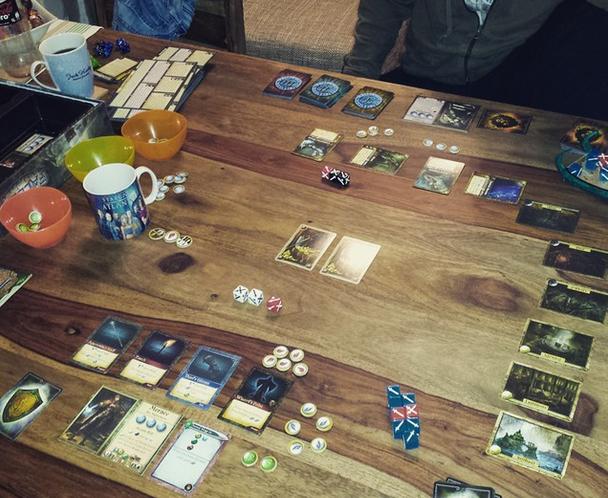 Netreya's tweet image. "Fallen" the best boardgame I played in my X-Mas break :D