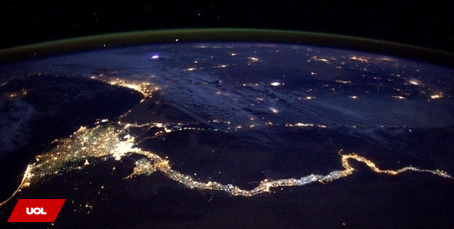 UOL on X: "#Nasa divulga imagem do rio Nilo iluminado visto do espa&ccedil;o  http://t.co/t9f2OYkS4s http://t.co/9bCTyxtpWT" / X