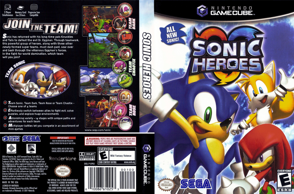 Twitter 上的sonic The Hedgehog 11 Years Ago Team Sonic Team Dark Team Rose And Team Chaotix Took On Dr Eggman S Evil Forces In Sonicheroes Http T Co Wpfjeiqa4z Twitter