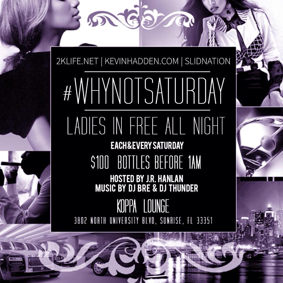 kevinhadden954's tweet image. #WhyNotSaturday This &amp;amp; Every Saturday!

Women in FREE All Night

#2klife #KevinHaddenBoutique #Slidnation