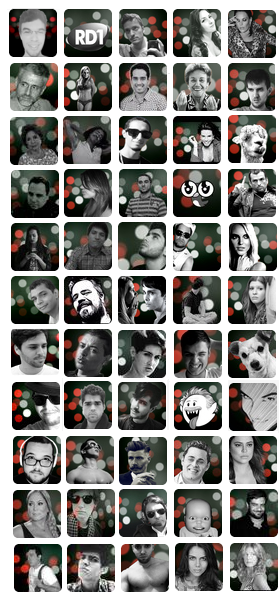 Por falar em #AvenidaBrasil, olha o que eu achei vasculhando meu notebook! Os avatares congelados de alguns da TL <3