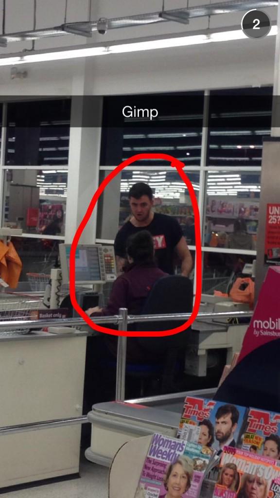 MikeAldo5's tweet photo. 😂😂😂 @LeonJS93 great shot of @TomFROSTbrad #TomShatBrad http://t.co/iEx4JEjxZh