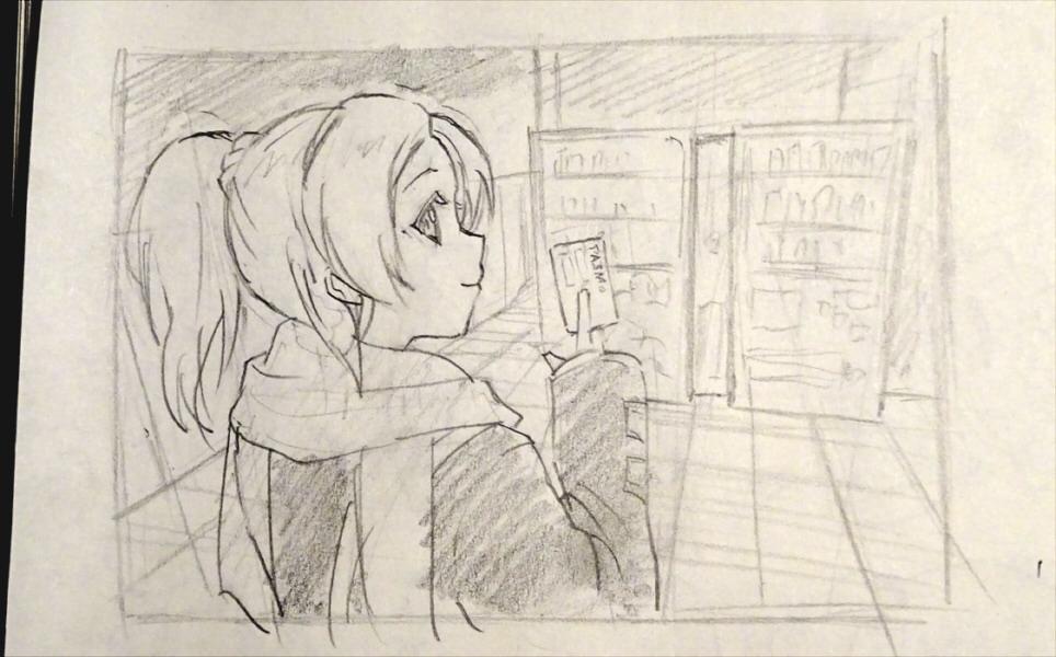 昔撮った写真を元にL/O練習 
