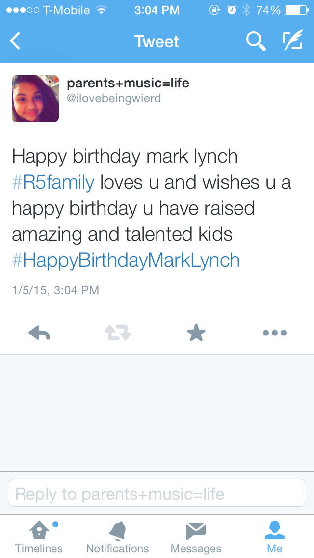    please read this mark lynch and birthday 
