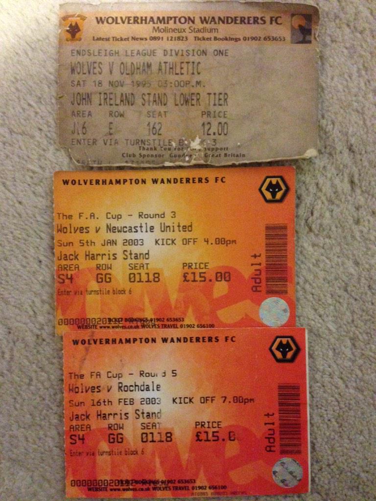 WlvVsMonkeyKong's tweet image. In fairness to @OfficialWolves for people moaning, look at these prices from 11 &amp;amp; 20 years ago #inflationbusting