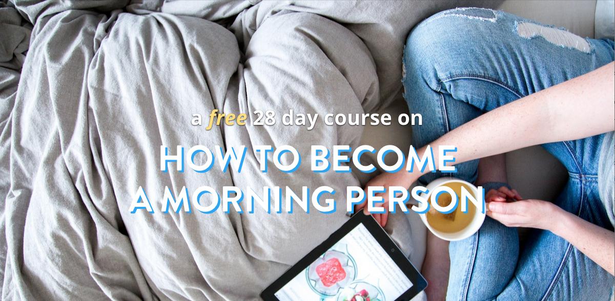 lilgreendot's tweet image. Join my (free) email course to get more out of your day: &quot;How to Become a Morning Person&quot; howtobecomeamorningperson.com