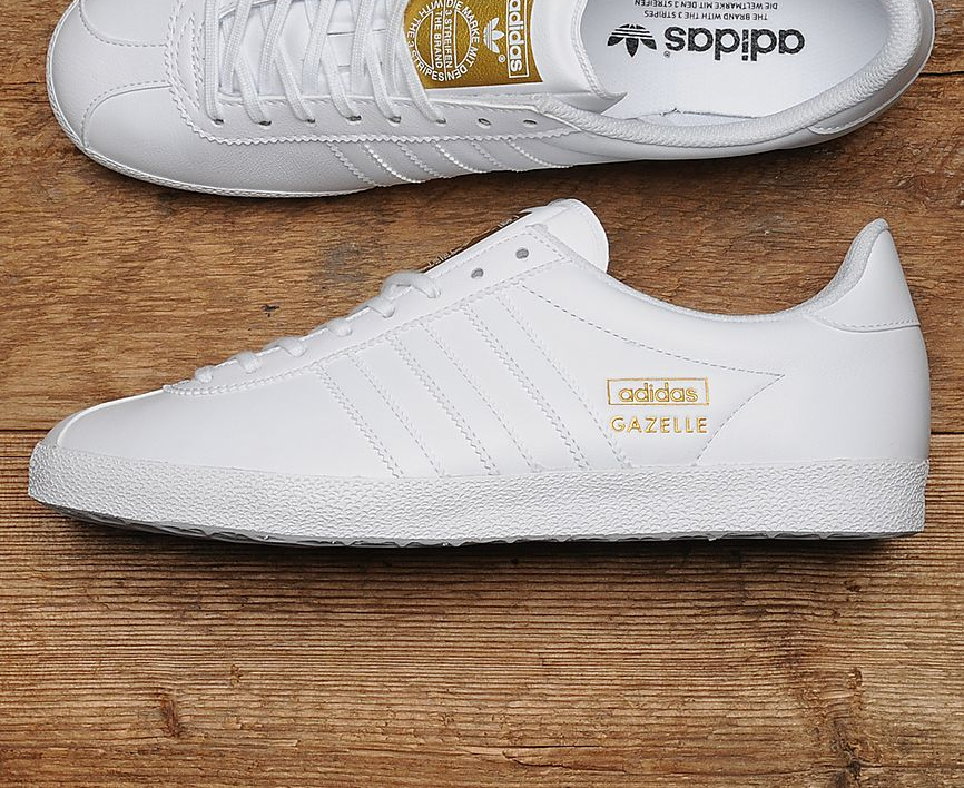 adidas gazelle og triple white