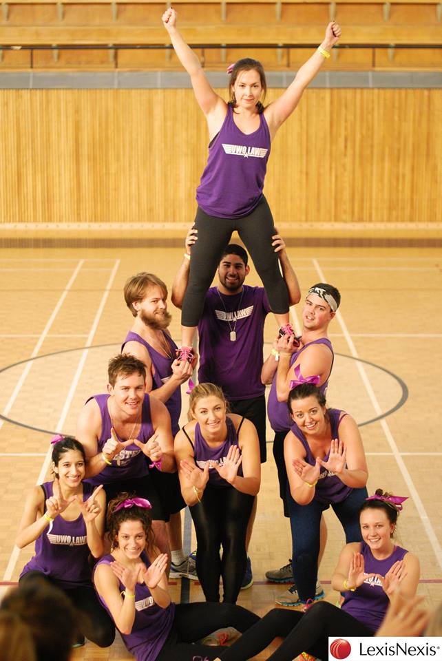 LawGames2015's tweet photo. Cheerleaders caught on the @LexisNexisCan #LexisNexisCam! http://t.co/WDxiAojU2K