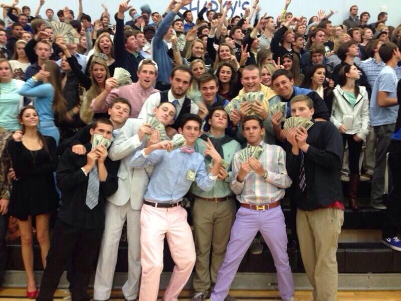 capitalizeoncom's tweet photo. Also don't forget to wear your most "preppy" clothing at the game for the Rich Out theme 💸 @CRIMSONCRAZIES_ http://t.co/beLp73JXRZ