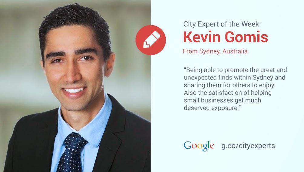 Meet our first City Expert of the Week for 2015, Kevin Gomis.