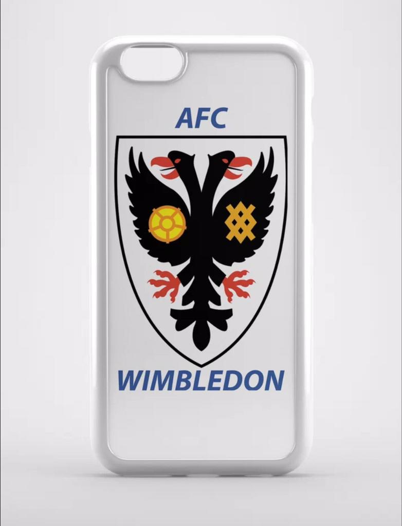ThatGiftSite's tweet photo. #Personalised AFC Wimbledon #phonecases from just £7.95 with #free delivery #Football #FACup http://t.co/QdNjYE19v5