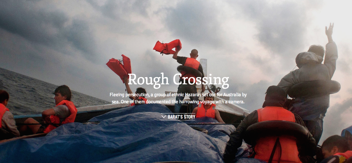 Refugees's tweet photo. What is is like to risk everything at sea? Journey with fleeing asylum-seekers to Australia http://t.co/TWaOiU1cEH http://t.co/kF08vbDdIh