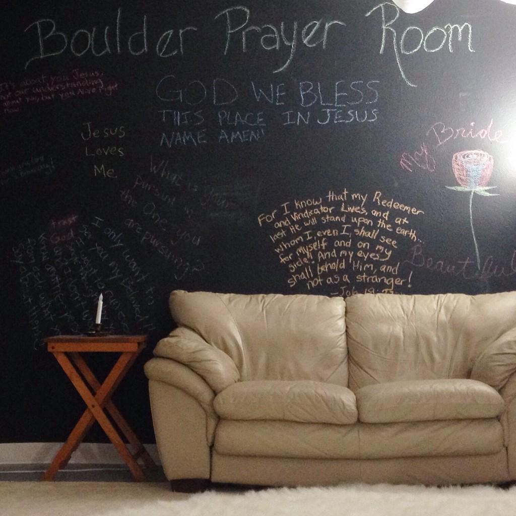 BoulderPrayRoom's tweet photo. The chalk wall is filling in. What is your prayer for this year? #pray4boulder http://t.co/uqms5ni4Jt
