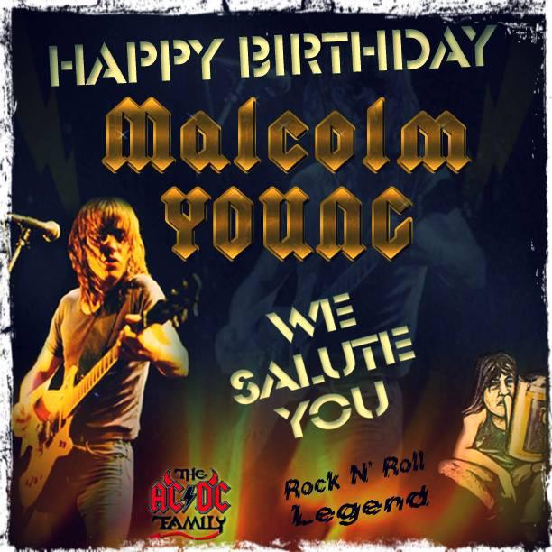 Happy Birthday to the Rock N\ Roll Legend...Malcolm Young!   