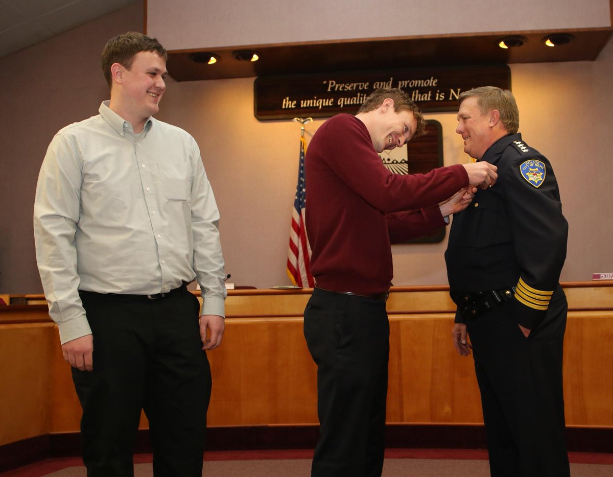 NapaPD's tweet photo. Thankyou for joining us 4 Chief Potter's swearingin #NapaSO,#SolanoSO,#VallejoPD,#CalistogaPD,#StHelenaPD #WintersPD http://t.co/Nkt2kpqvh7