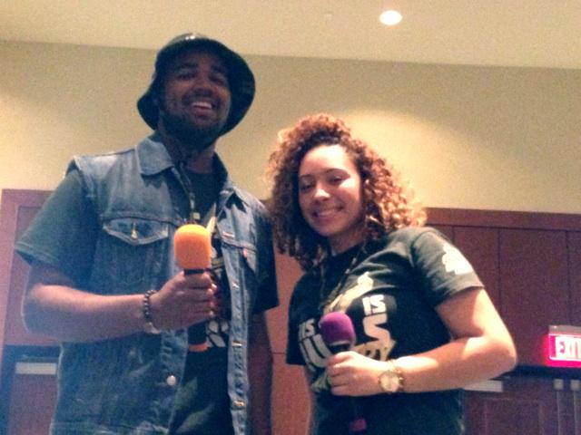 OMA_USF's tweet photo. And ur hosts for tonight's festivities are....drumrollllll......@esslorathesloth and @STVWLY.!!! #WBJ2015 #gobulls http://t.co/DnFKKVIsAy