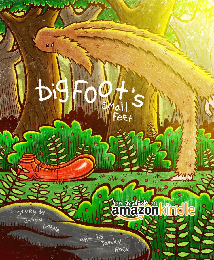 jordanrace's tweet photo. My latest children's book is now available! http://t.co/zYcgduPvQd #childrensbooks #illustration #kids #bigfoot http://t.co/OwCKDSnPO6