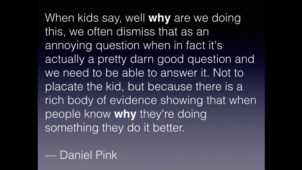 danieldmccabe's tweet photo. Why are we doing this?

@DanielPink #edchat @ASCD #aussieED #ukedchat http://t.co/dsuxlCWwF1