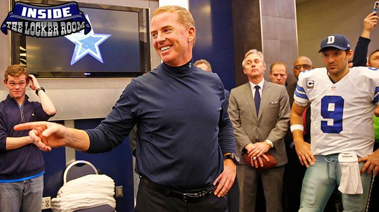 dallascowboys's tweet photo. ICYMI: Coach Garrett's Locker Room Speech After Yesterday's Wild Card Win http://t.co/7QzZBQ72if http://t.co/fuXaTQirQZ