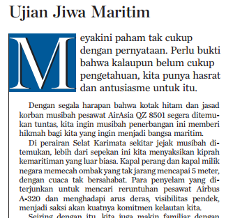 hariankompas's tweet photo. Laut di Indonesia menunggu untuk dijelajahi anak muda Indonesia.
#bacakompas #TajukRencana #hal6 http://t.co/s42VOgTKad
