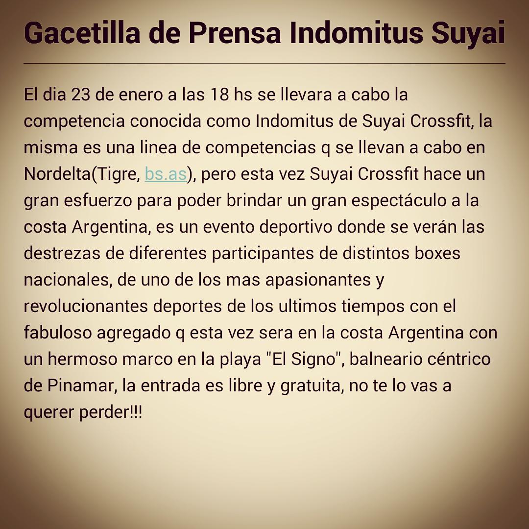 SUYAICROSSFIT's tweet photo. "@FedeSaini: @SUYAICROSSFIT http://t.co/nIGsOK4WTI"@crossfitteros