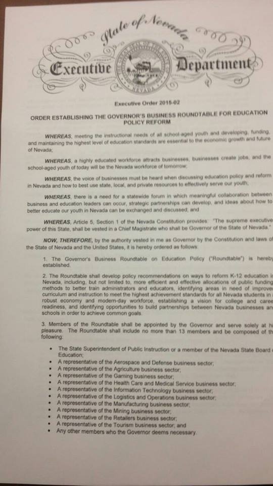 .<a href="/GovSandoval/">David</a> why NO eds on an education roundtable? <a href="/JHughJackson/">Hugh Jackson</a> <a href="/LasVegasSun/">Las Vegas Sun</a> <a href="/reviewjournal/">Las Vegas Review-Journal</a>