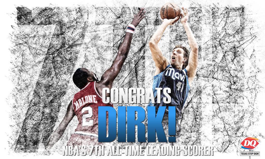 MissLisaLove87's tweet photo. Yay Dirk!!! #nba #dirkdoingwork #gomavs #mavswin #7thAllTime @dallasmavs #DETvsDAL http://t.co/pZthDoLh70