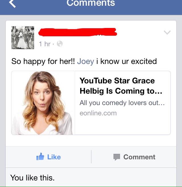 thejosephrich's tweet photo. So @gracehelbig was my friends track captain in High School and this was so adorable. #GraceHelbigProject http://t.co/zuWyM3TSEC