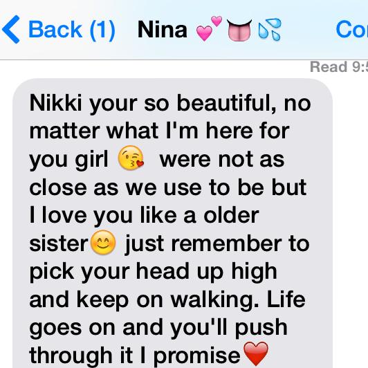 lnmpizzi's tweet photo. Nina is bæ 💕 http://t.co/4oCdWiqMgE