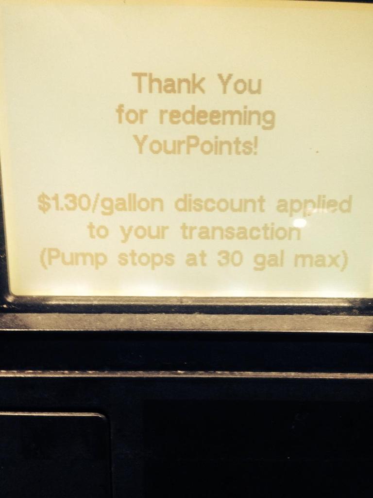 shontee01's tweet photo. Gas for $.56/gal using #Yourpoints...AMAZING!! $17.07 for 30 gallons! Time to start shopping @Brookshires_ people. http://t.co/qzAZYwN2pp