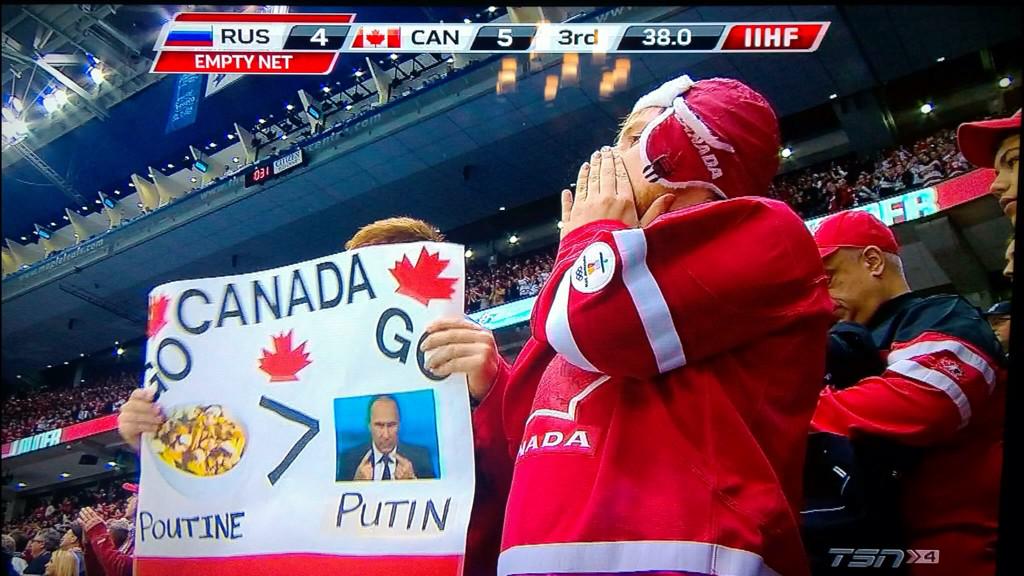 Cold_Capital's tweet photo. Congrats to our @HockeyCanada #WorldJuniors team on their big #GoldMedal win. Wicked game #poutineoverputin http://t.co/nV7gYx68Vk