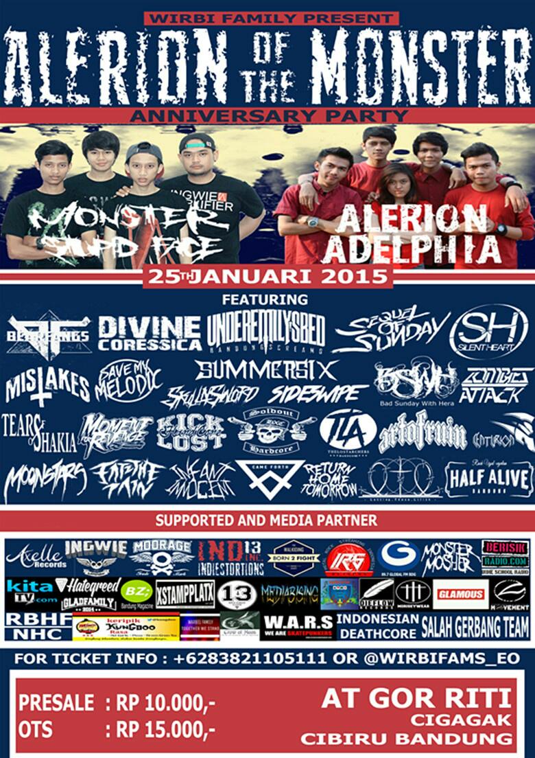 ayo semua datang hari ini jangan lupa #AlerionOfTheMonster cc <a href="/MSFOfficial/">MONSTER STUPID FACE</a> <a href="/ALERIONADELPHIA/">ALERION ADELPHIA</a>