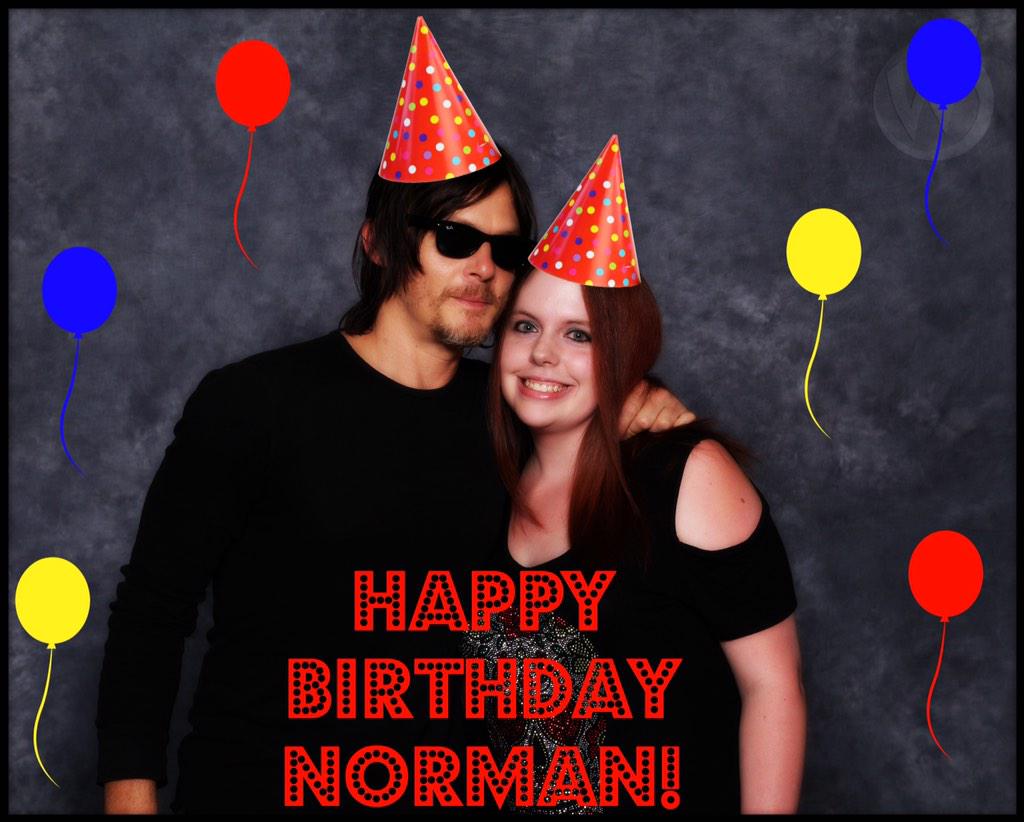 I want to wish a very Happy Birthday to Norman Reedus! Enjoy your day!    