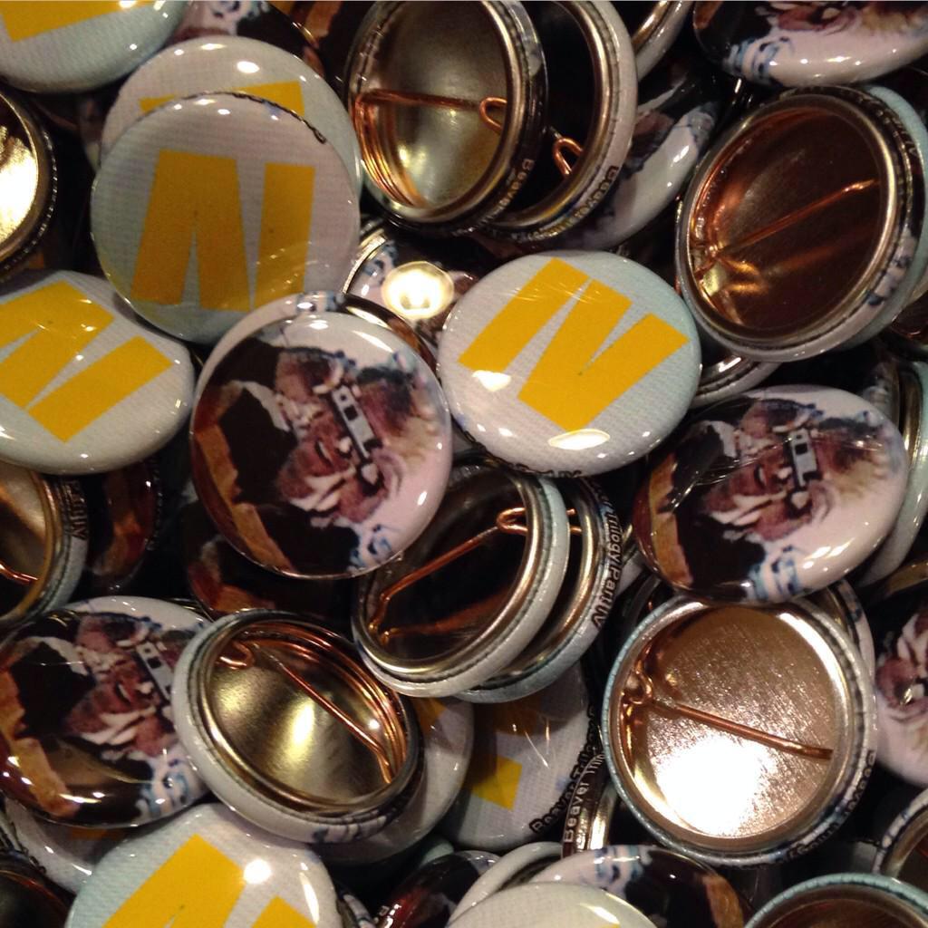 sundancefest's tweet photo. Yes! #BeaverTrilogyPartIV buttons have arrived. If you want one, be sure to find the crew at #Sundance! @donswaynos http://t.co/C5IGgMVXwf