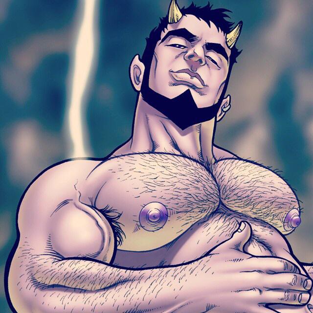ShowMeYourPecs's tweet photo. #Art #FuzzyPecs http://t.co/IwlVNSDyoa