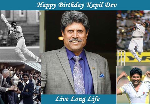 A very happy birthday to former Indian captain Kapil Dev 